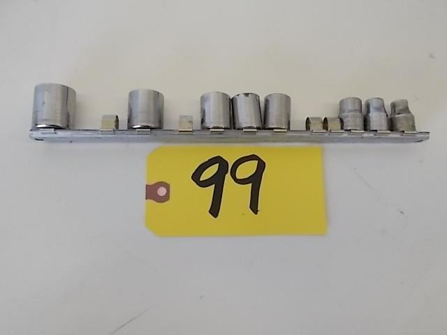 lot 99 image: Craftsman 38" Sockets8-10, 13...