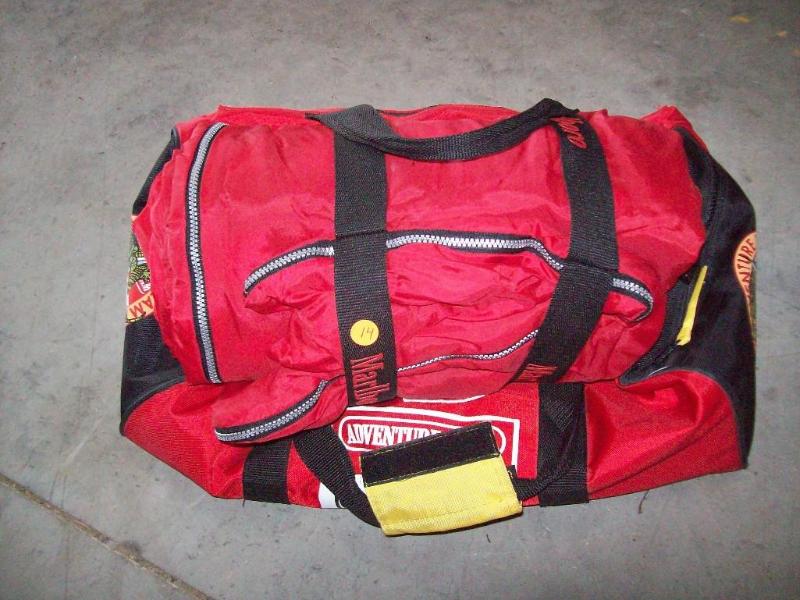 Marlboro sleeping bag and duffel ba...