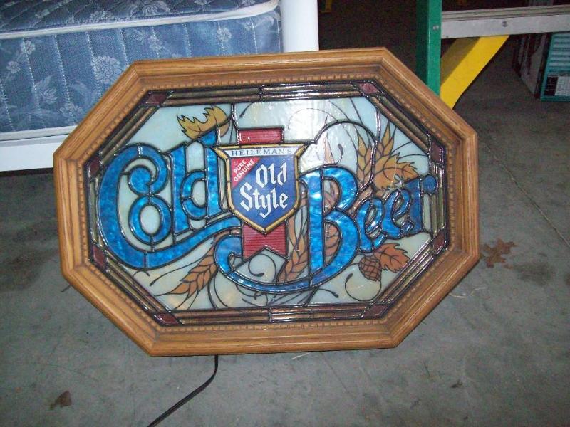 Old Style beer sign -Works...