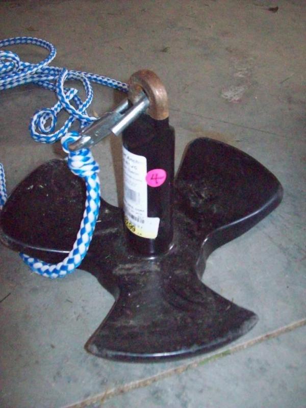18 lb vinyl covered anchor with rop...