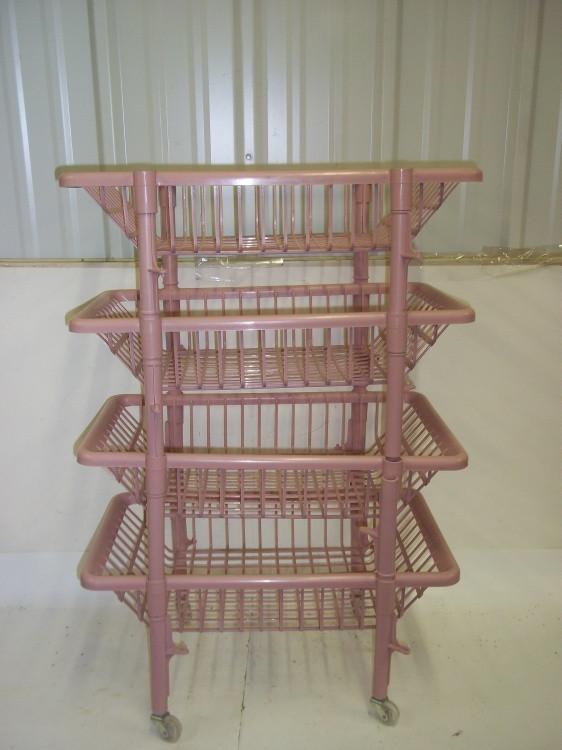 4 Shelf Rolling Cart...