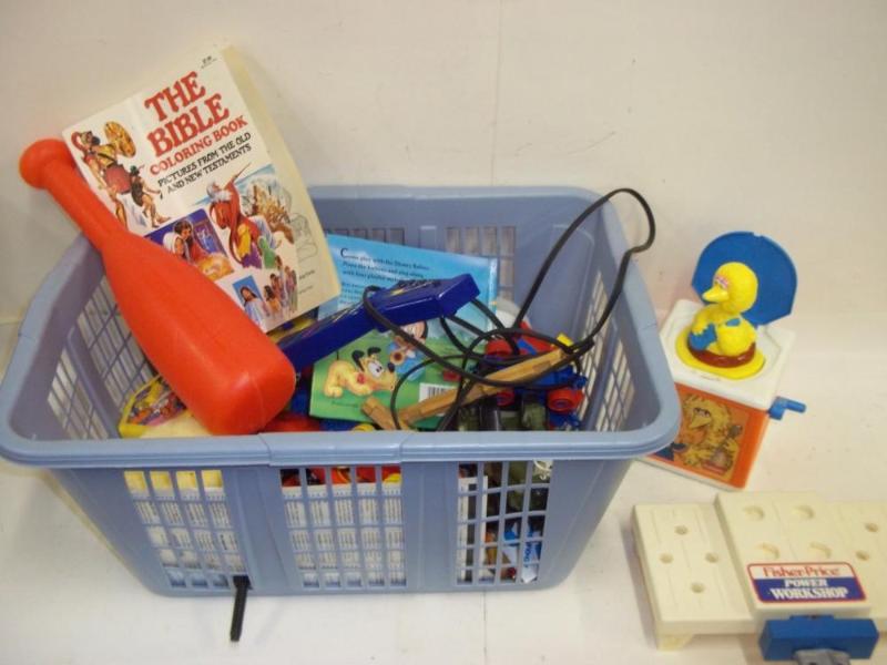 Lot of Toys with Basket...