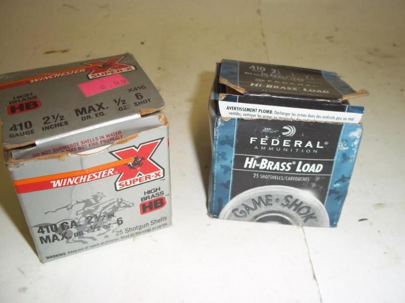 410 Shot Gun Shells 2 partial boxes...