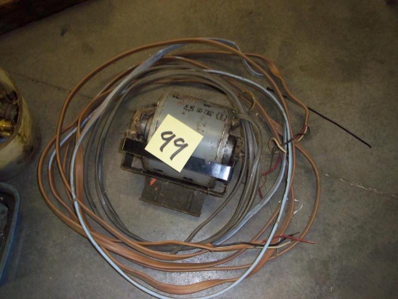 Electric motor with wire...