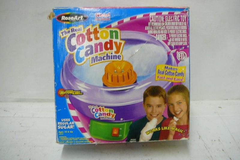 lot 9 image: Motorized cotton candy machine Sold...