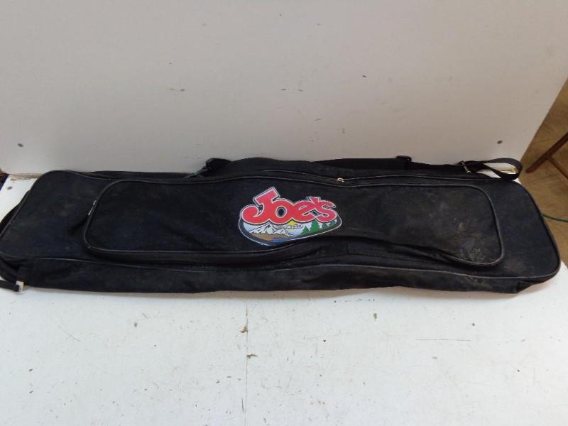 lot 129 image: Joes Ice Fishing Rod Carrying Bag...