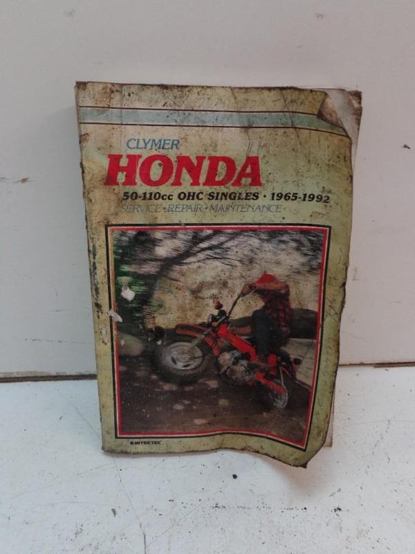 lot 130 image: Clymer Honda 50-110 CC OHC Singles ...