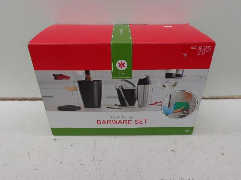 lot 41 image: Bar Ware Set Includes Bottle Chille...