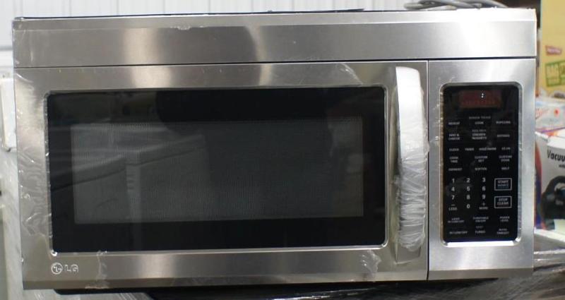 lot 11 image: New LG Microwave (LMV1813ST) 1.8-cu...