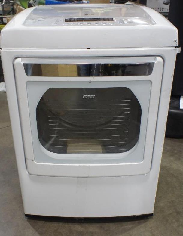 lot 7 image: New LG Dryer (DLEY1201W) LG - Steam...