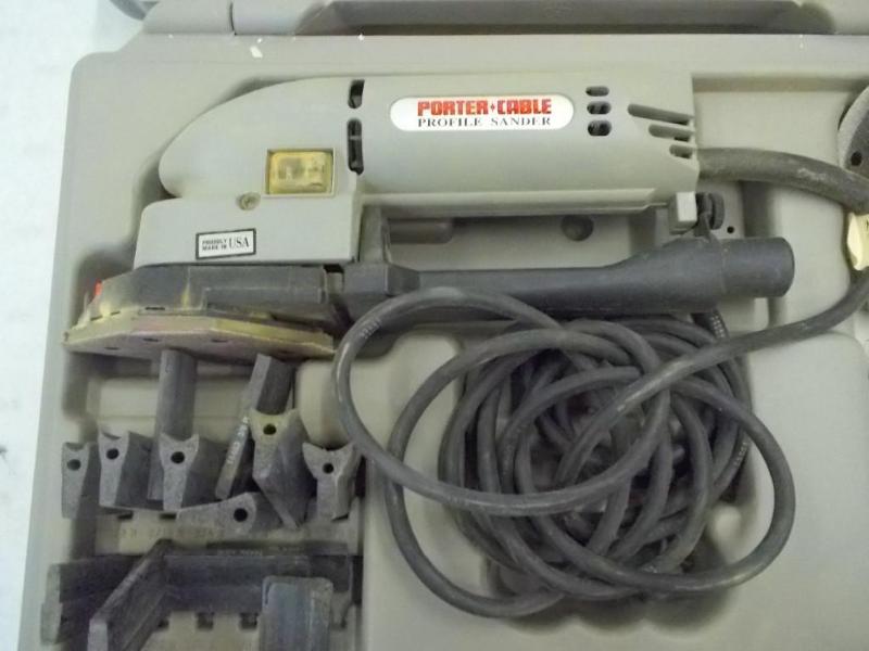 lot 26 image: Porter cable profile sander that co...