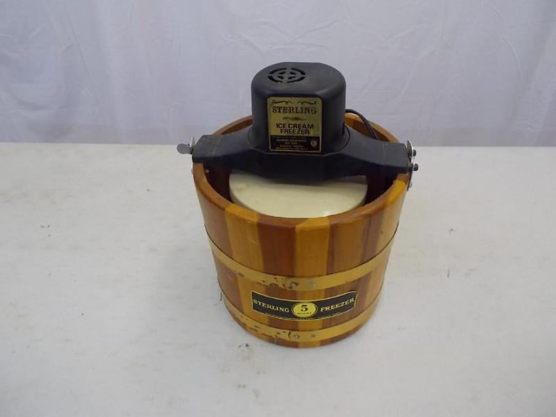 lot 28 image: Sterling Ice Cream freezer.  5...