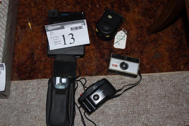 lot 13 image: Lot of (4) Vintage, Film, Cameras, ...