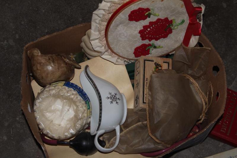 lot 66 image: Box Lot of Miscellaneous Items Cof...