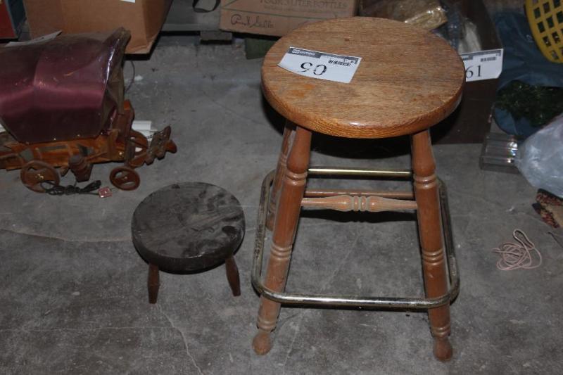 lot 90 image: Lot of (2) Step Stools...