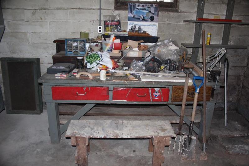 lot 96 image: Workbench, 80" L x 36" W ...