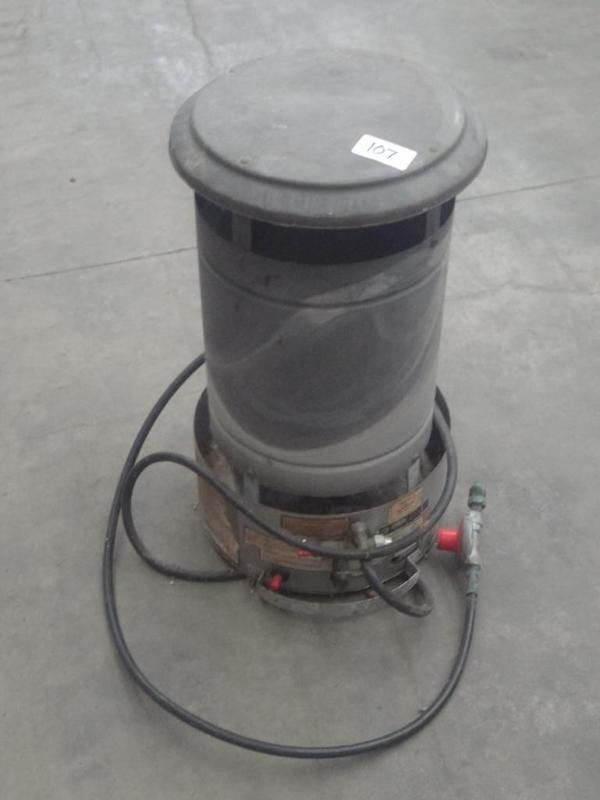 lot 107 image: LP Heater With Hose & Regulator...