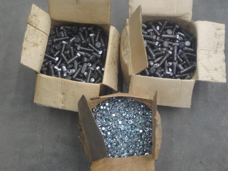 lot 109 image: Lot Of Nuts & Bolts (1) Box Fu...