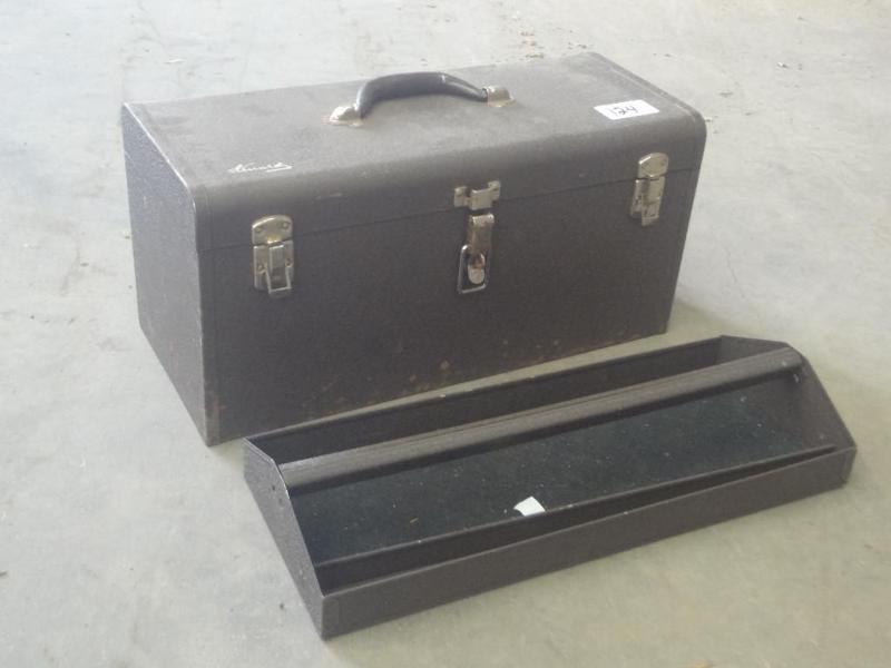 lot 124 image: Kennedy Steel Tool Box...