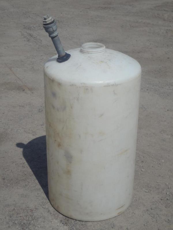 lot 13 image: 60-Gallon Poly Liquid Tank...