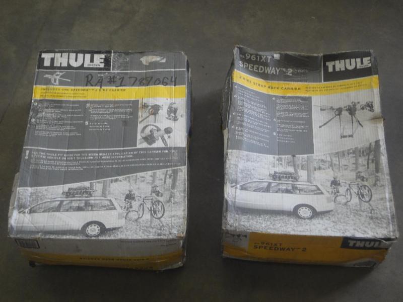 lot 132 image: (2) Thule Bike Carriers...