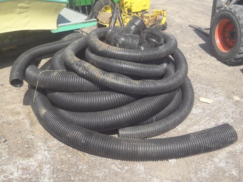 lot 15 image: Lot Of Misc Plastic Drain Tile Hose...
