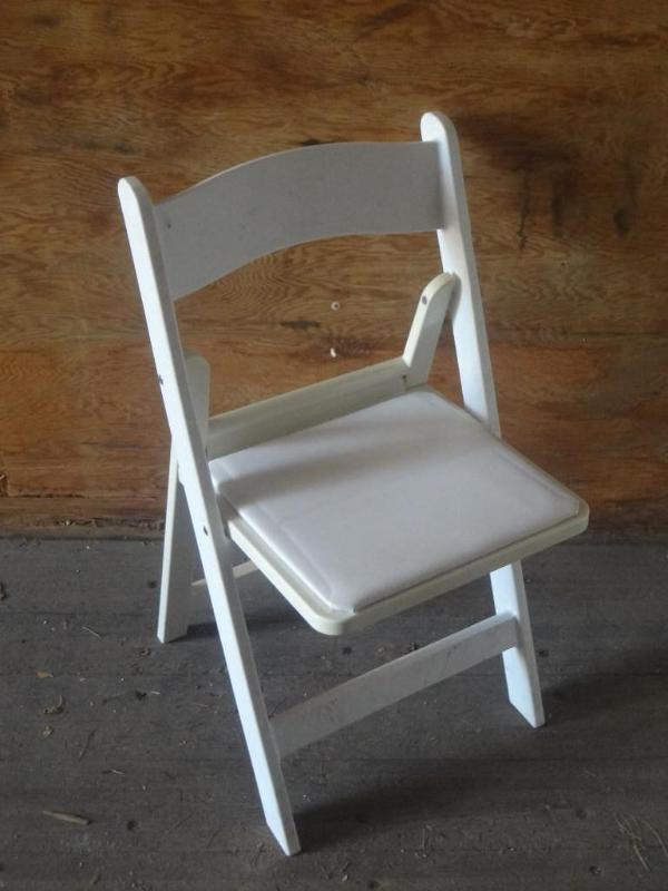 lot 18 image: Lot Of (25) Folding Wedding Chairs ...