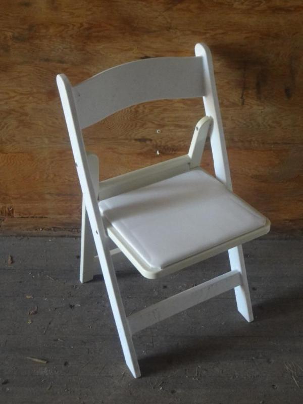 lot 27 image: Lot Of (19) Folding Wedding Chairs ...