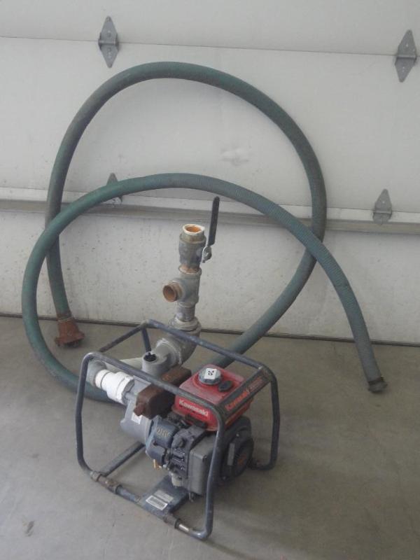 lot 30 image: Kawasaki Model KWN30A Trash Pump, P...