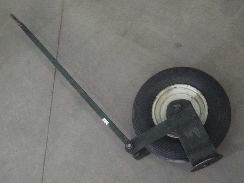lot 53 image: Steel Cart Front Caster Wheel With ...