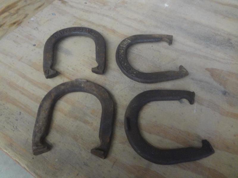 lot 75 image: Lot Of (4) Horse Shoes...