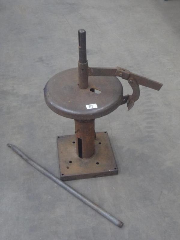 lot 89 image: Vintage Tire Changer Tool...
