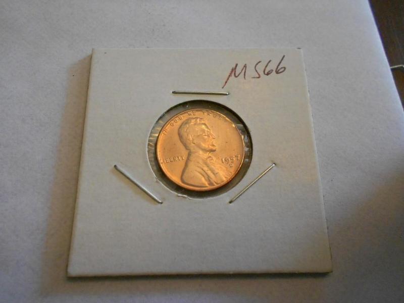 1957 D Lincoln Wheat Cent in mint c...