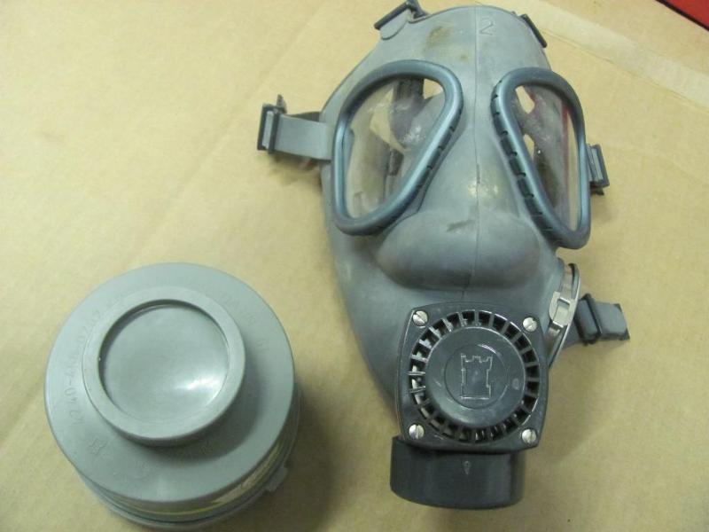 Finnish Gas Mask with Filter. Comes...