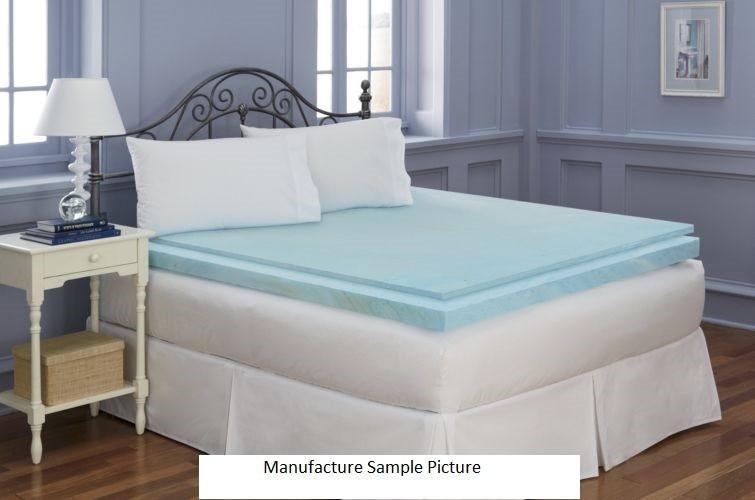 lot 110 image: 3" Memory Foam Topper - 75 x 5...