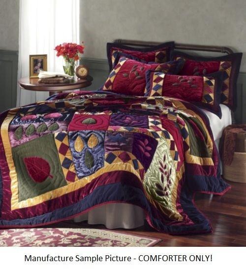 lot 142 image: Multicolor Velvet Patchwork Comfort...