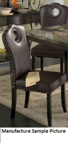 lot 189 image: Nailhead&nbspSide Chair - Brown Li...
