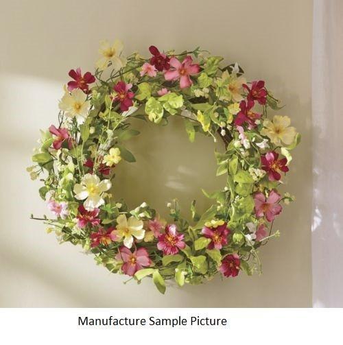 lot 20 image: 20" Cosmos Wreath -&nbspNatur...