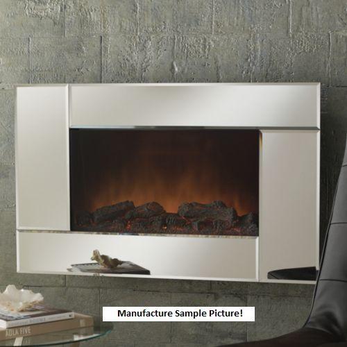 lot 211 image: Flat Panel Wall Mount Electric Fire...
