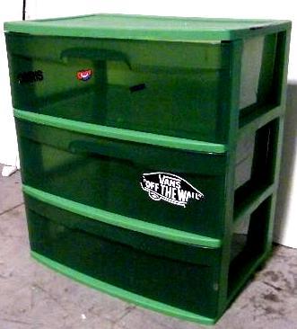 lot 230 image: Green Sterilite&nbspStorage Drawer...