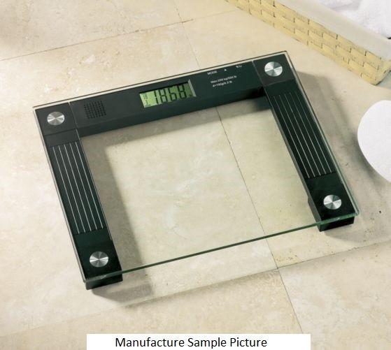 lot 43 image: Ideaworks Talking Bathroom Scale - ...