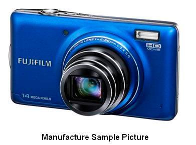 lot 53 image: Fuji Film Finepix T350 Camera - Blu...