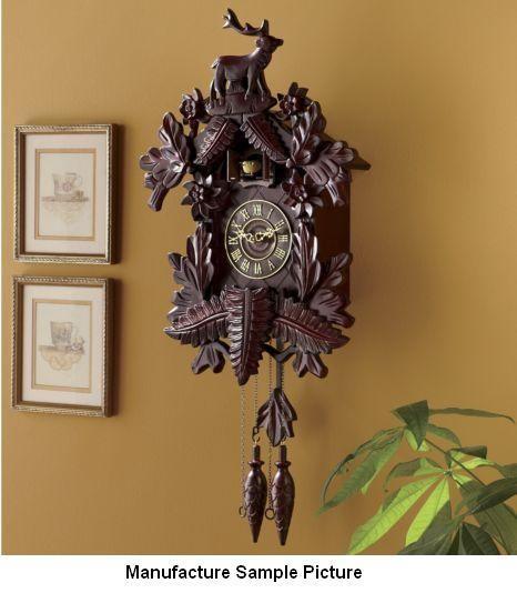 lot 60 image: Nostalgic Cherry Finish Cuckoo Cloc...