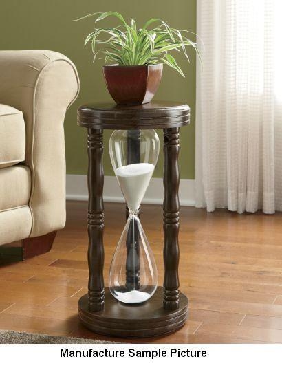 lot 63 image: Sands of Time Table - Glass hourgla...