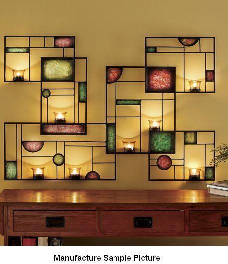 lot 75 image: Color Splash Wall Art - The warm gl...
