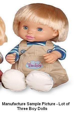 lot 93 image: Twin Dolls - Boys - For Ages 3 and ...