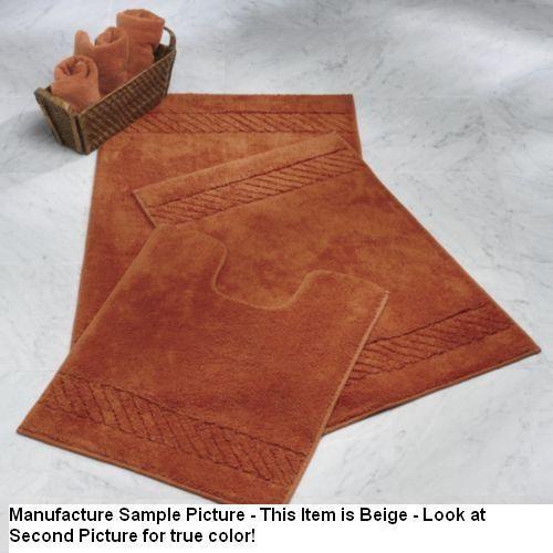 lot 98 image: Bathroom Rug Set - Beige - Second P...