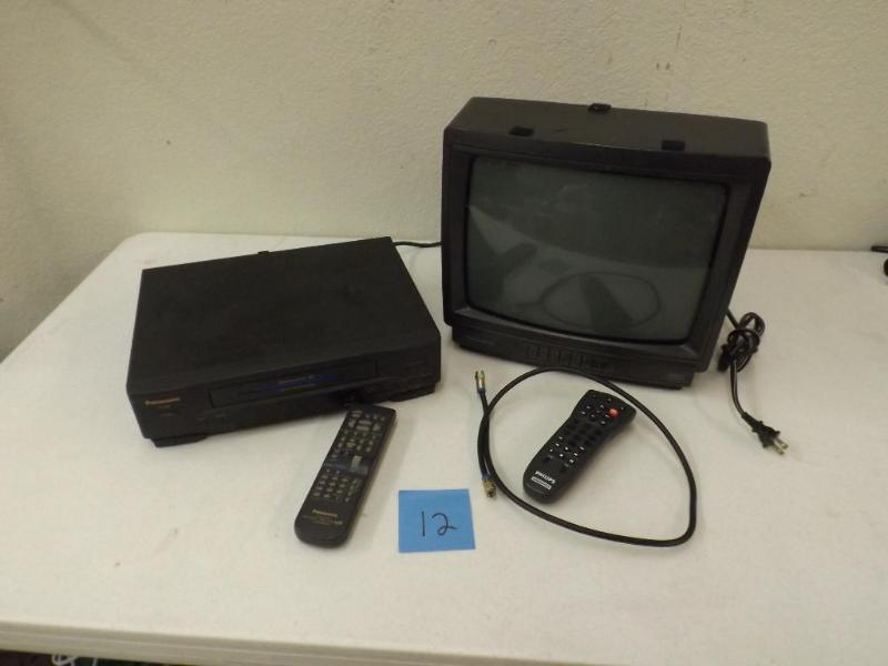 This lot includes a VCR and 13&quot...