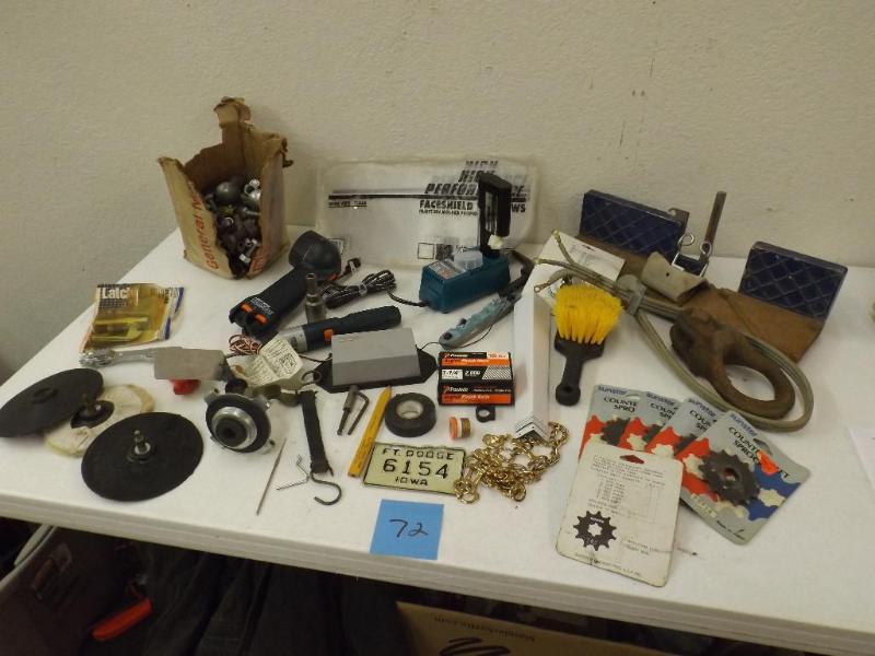 Power tools, nut and bolts, sprocke...
