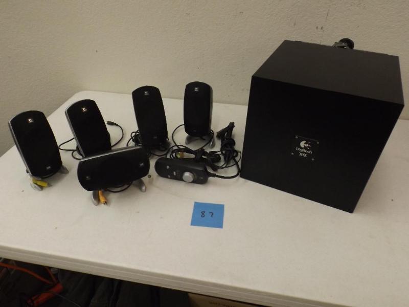 Logitech surround sound system, rel...